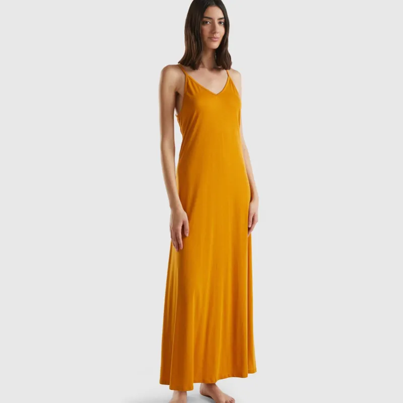 Vestido Largo Escote Espalda