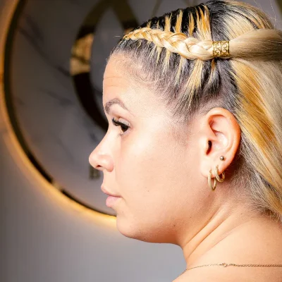 Trenza con extensión