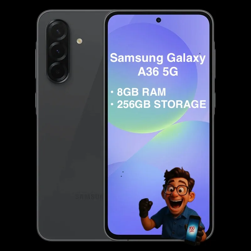  SAMSUNG GALAXY A36 5G (8GB RAM | 256GB STORAGE)