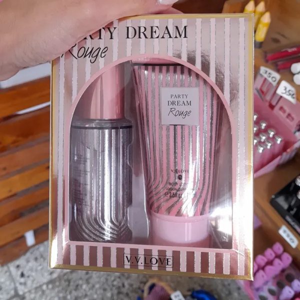 Set de colonia y crema