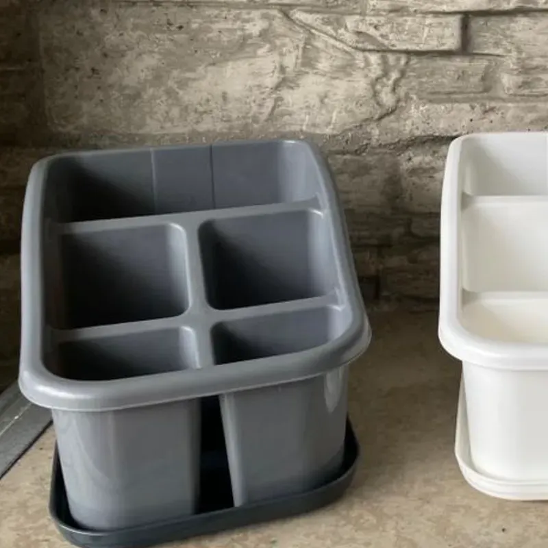 Escurridores de cubiertos con bandeja