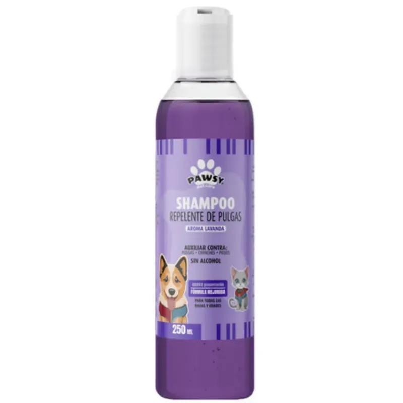 Shampoo Antipulgas para mascotas 