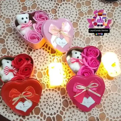 Caja en forma de ♥️ con 