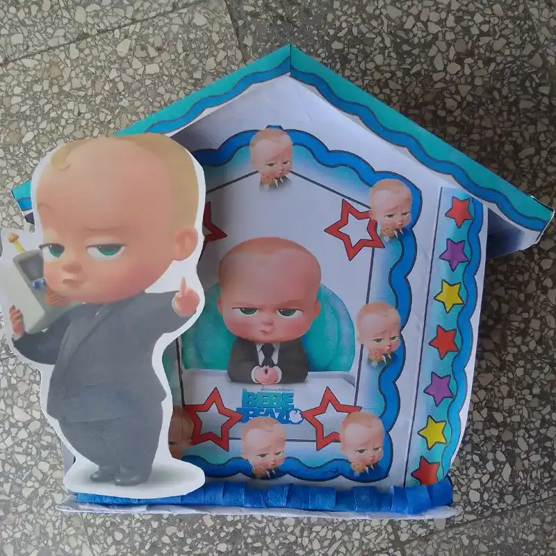 Piñata casita Bebé jefazo