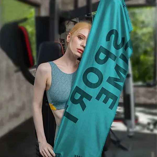 Toalla verde de gym (ID 77)