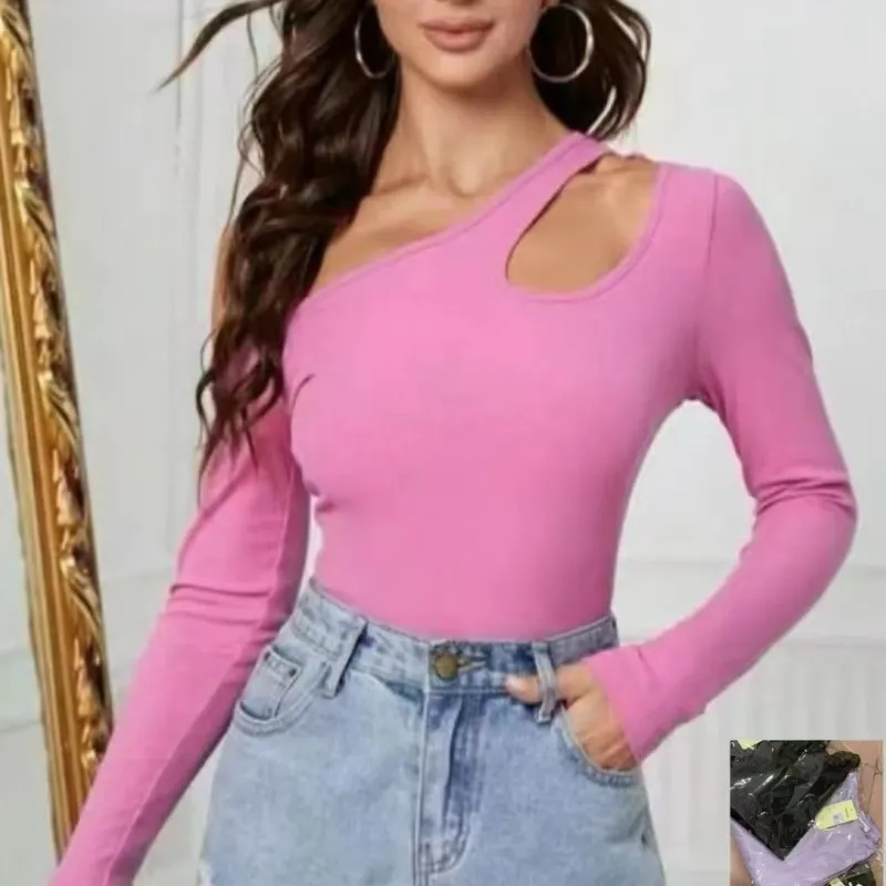 Blusa en colores disponibles Verde Oliva, negro y rosado