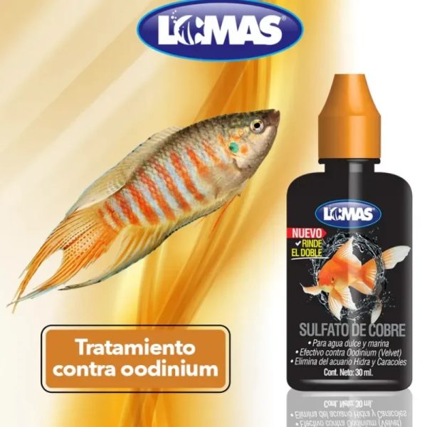 Sulfato de Cobre para peces
