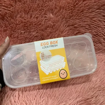 Caja plástica para almacenar huevos  (10 capacidades)