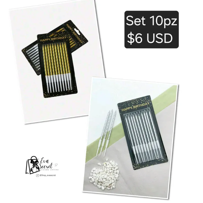 Set 10pz de velas