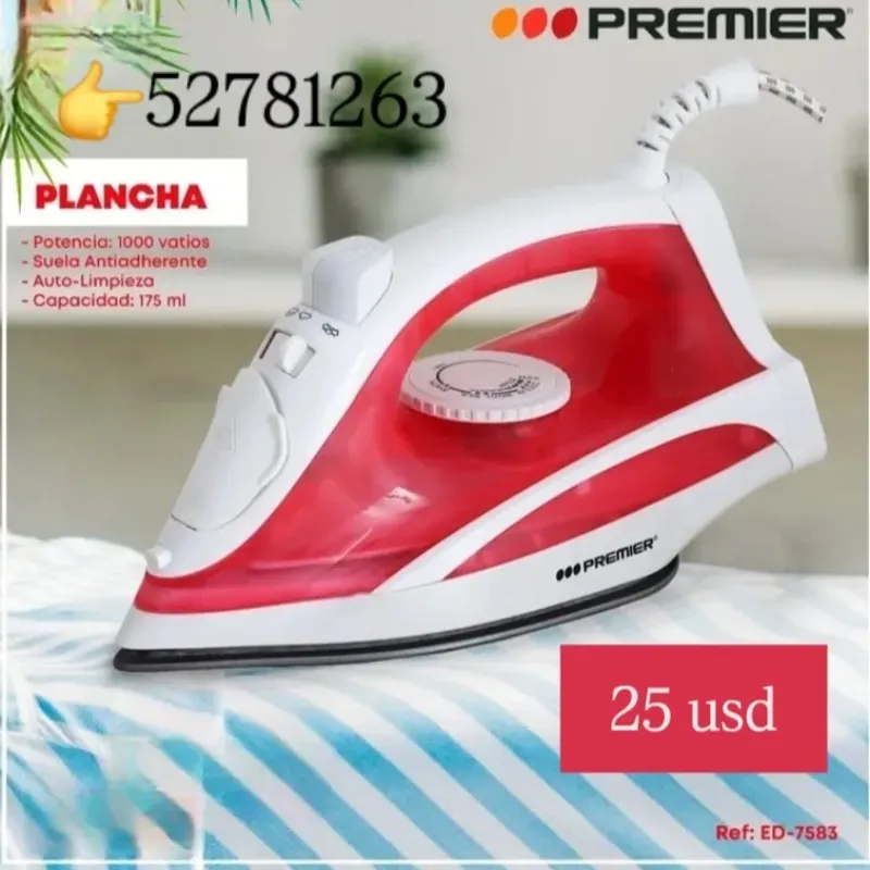 Plancha de Ropa a Vapor Premier