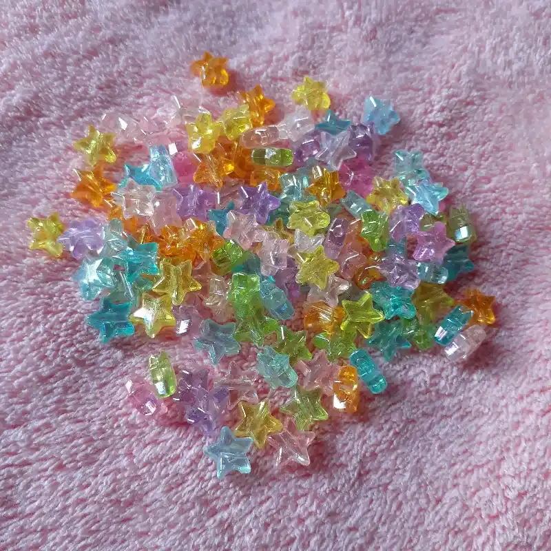 Estrellas tornasol de colores