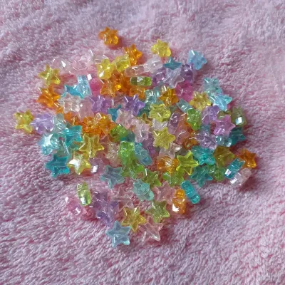 Estrellas tornasol de colores