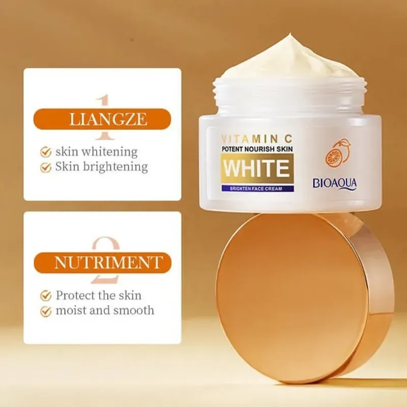 Crema Facial con Vitamina C BIOAQUA(50g)