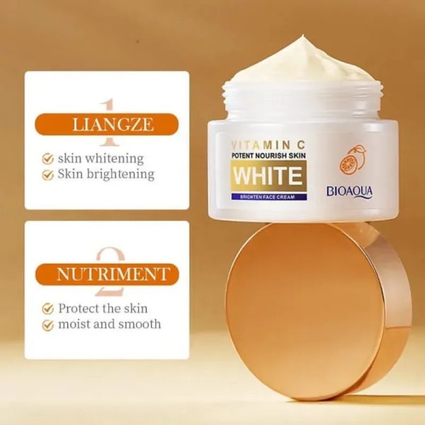 Crema Facial con Vitamina C BIOAQUA(50g)