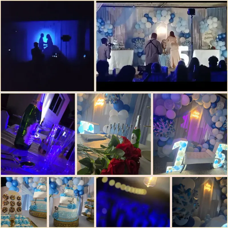 Decoración para evento (100 personas)