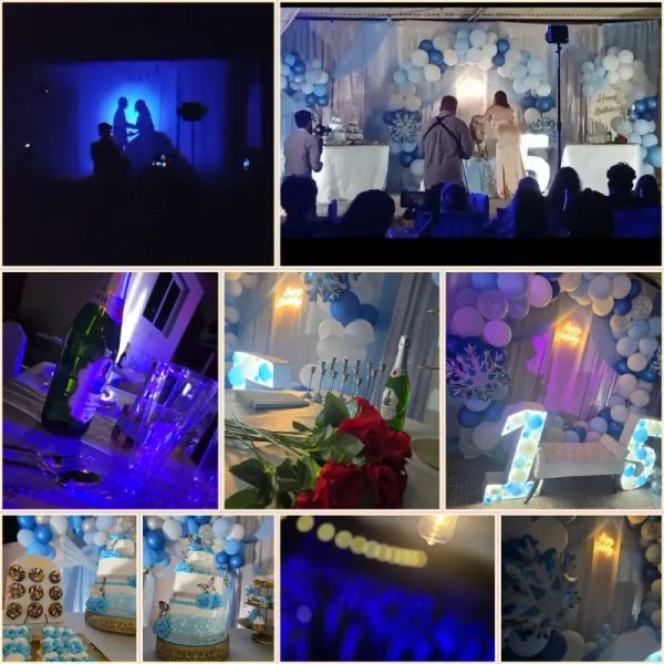 Decoración para evento (100 personas)