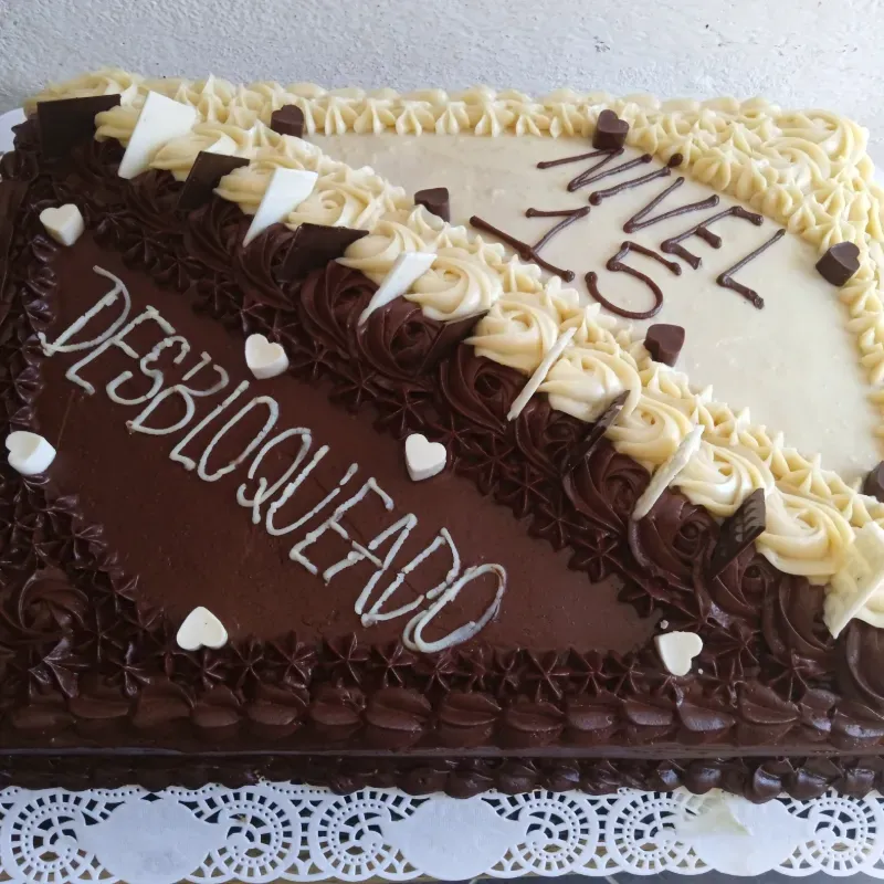 Bandeja de crema choco -vainilla