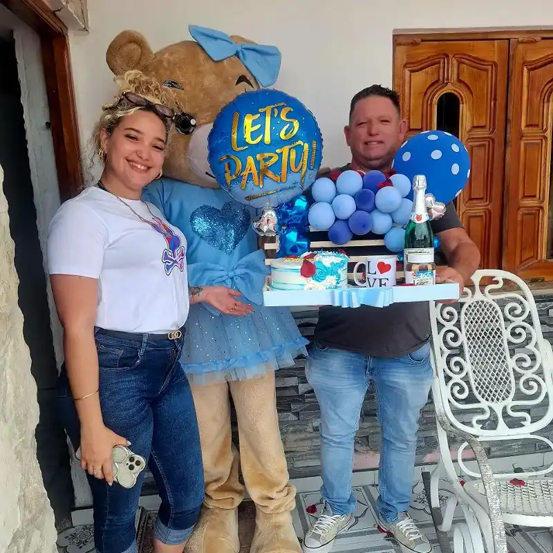 Entrega sorpresa  a papá 