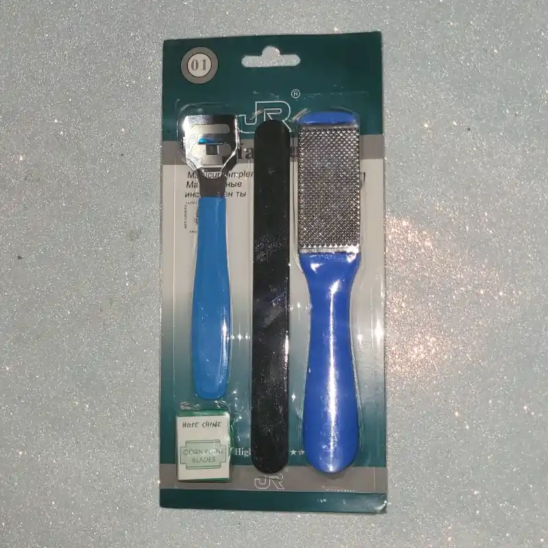 Kit de pedicura con 10 Cuchilla de repuesto