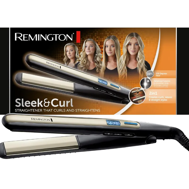 Remington Placa Sleek &Curl  V220 450g