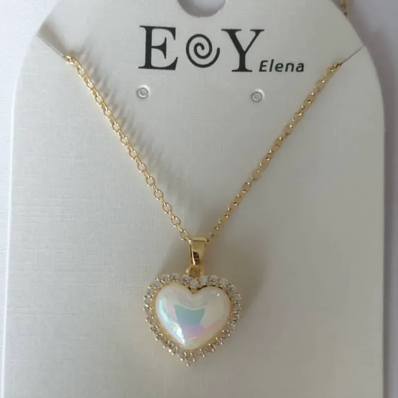 ‼️Cadena dorada de Acero- Dije Corazón