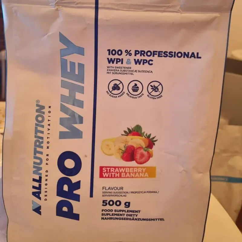 ALLNUTRITION PRO WHEY (100% Professional WPI & WPC)  proteína de suero de leche en polvo. 500G