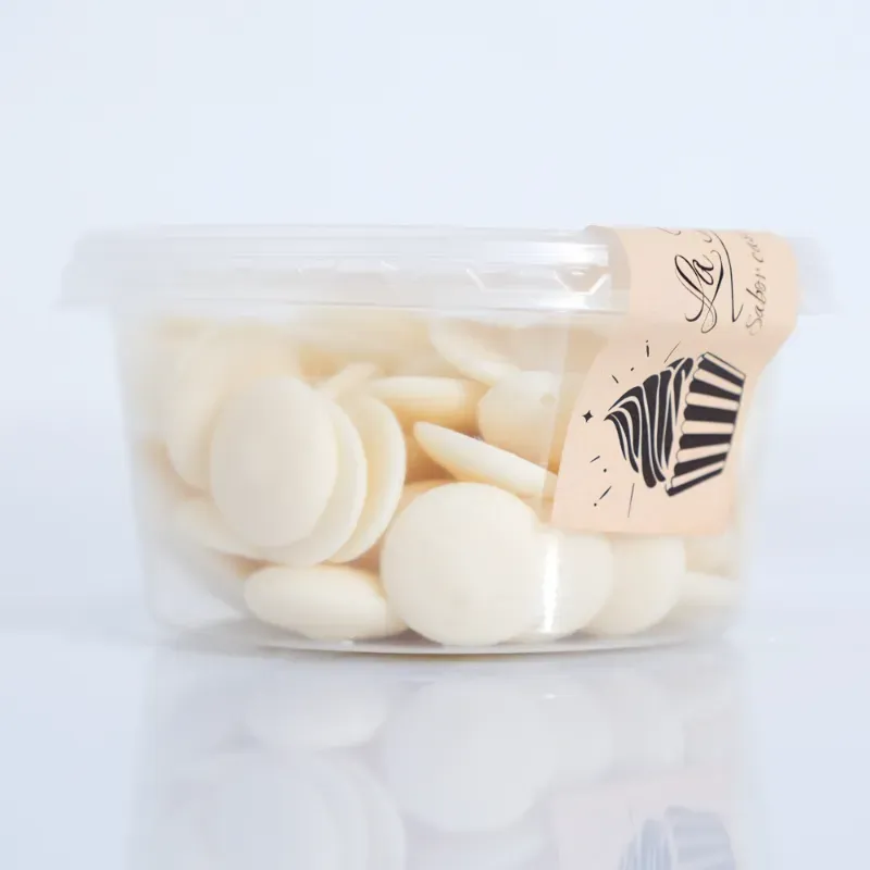 Chapillas de chocolate blanco (150g)