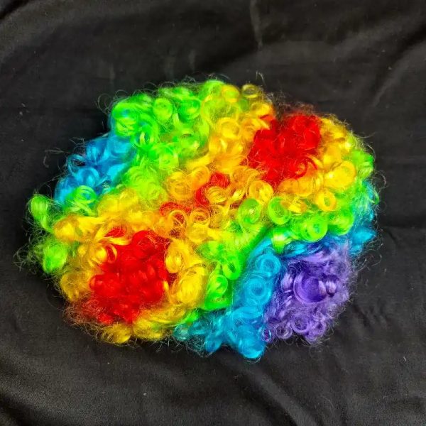 Peluca de colores (para niños).