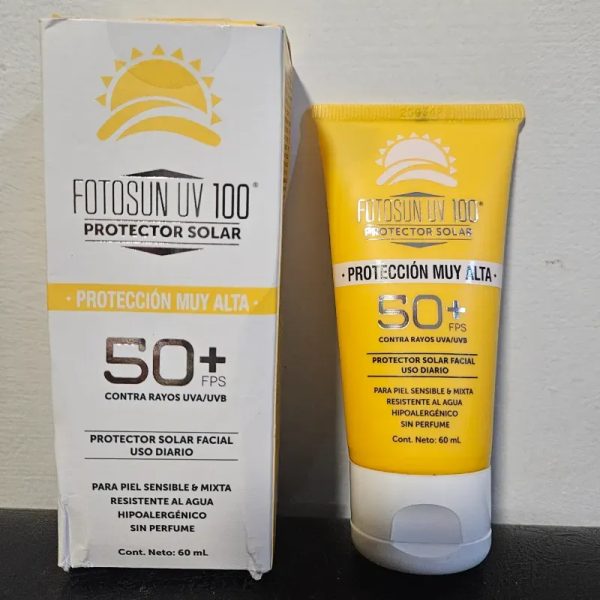 Protector solar 50 +