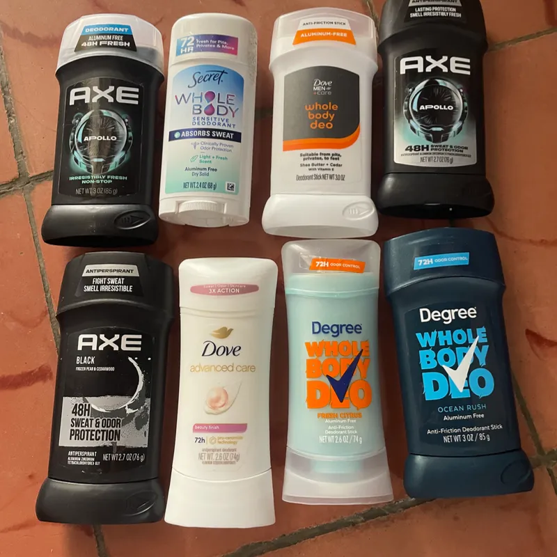 Desodorantes de pasta