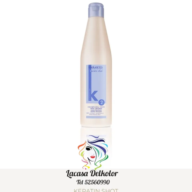Keratin Shot crema alisadora  ( Salerm 21)