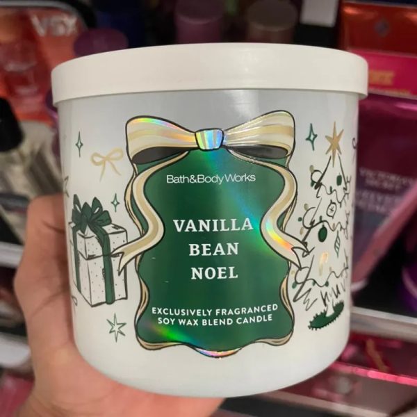 Vela aromática ( 3 mechas ) Vanilla Bean Noel