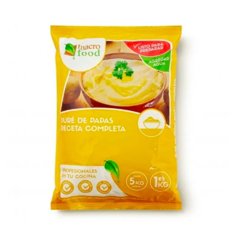 Puré de papas instantáneo 1Kg