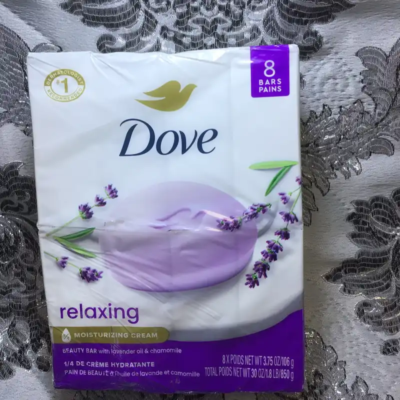 Jabón Dove relajante