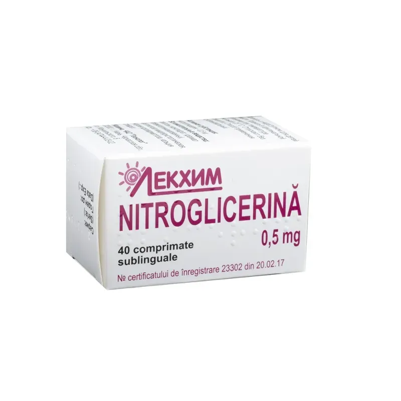 NITROGLICERINA (POMO 20t,0,5MG)(REBAJADO VENCIO 1-26)