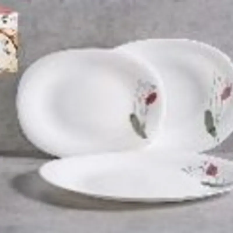 Vajilla cuadrada opal tulipán (18 piezas)