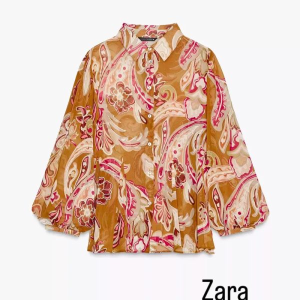 Camisa transparente de formas