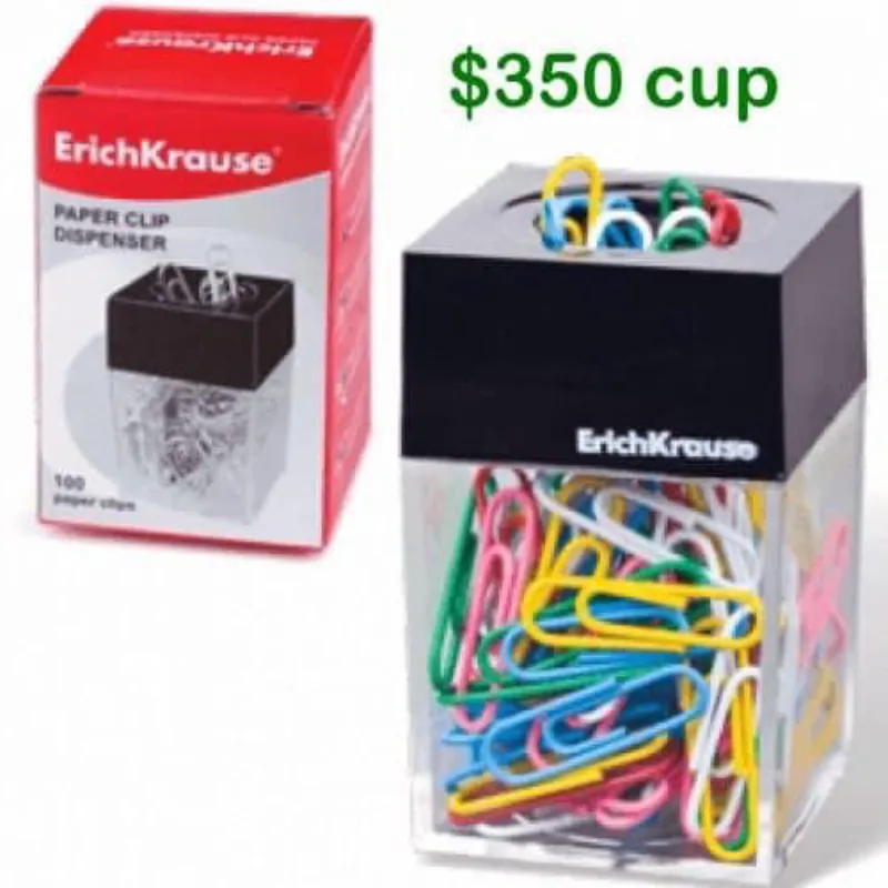 Presillas clips con dispensador