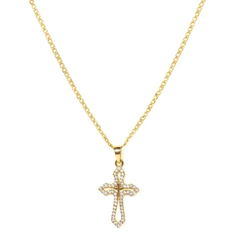 Cadena con dije de crucifijo