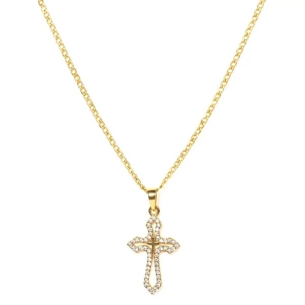 Cadena con dije de crucifijo