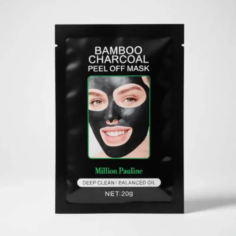 Mascarillas de carbón activado con colágeno y ácido hialurónico