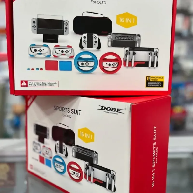 ✨ Kit Deportivo 16 en 1 para Nintendo Switch OLED ✨