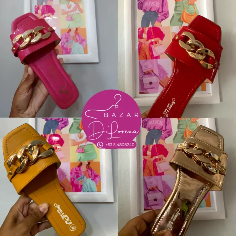 Sandalias con cadena