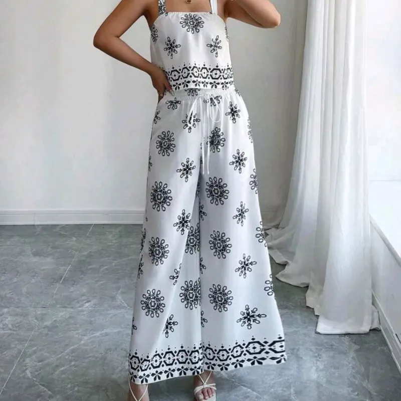 Conjunto estampado blusa y pantaloneta