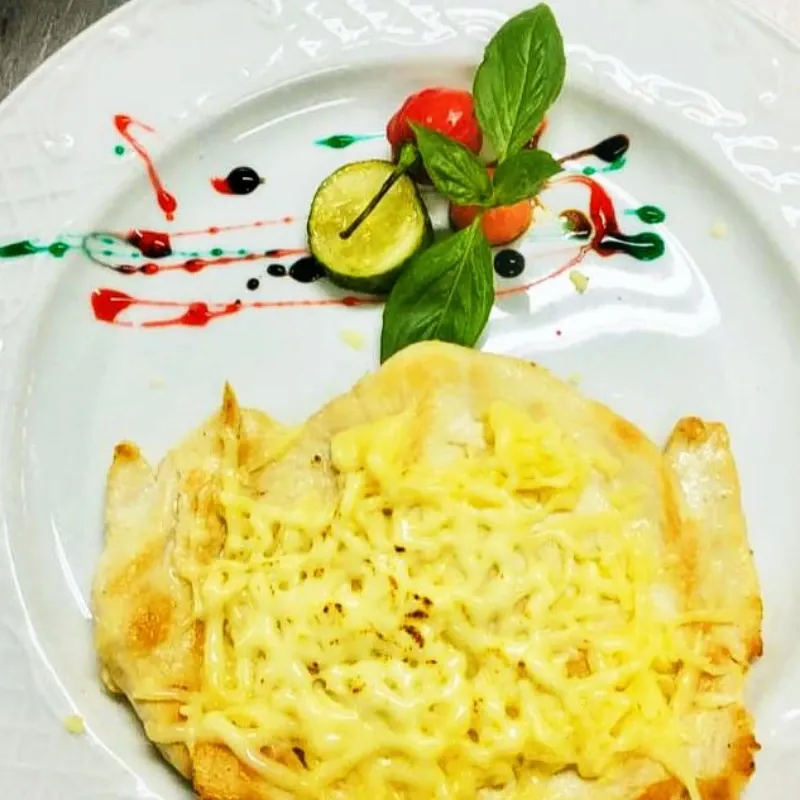 Pechuga de pollo gratinada