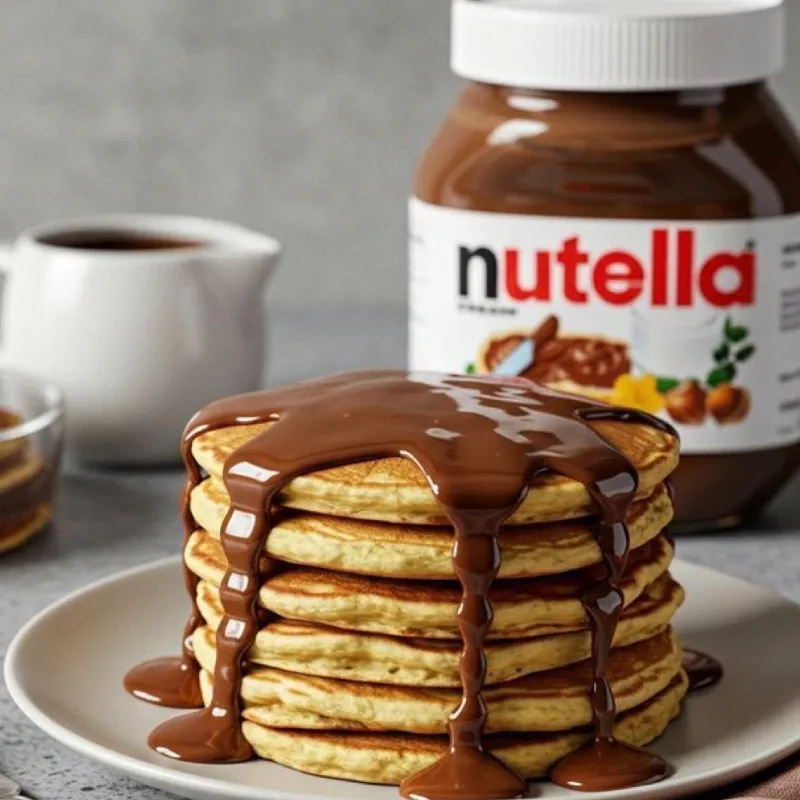 Crepes con miel, sirope o nutella