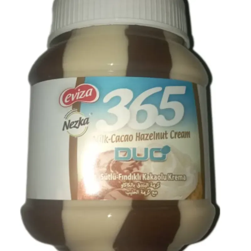 Crema de chocolate con leche  y chocolate