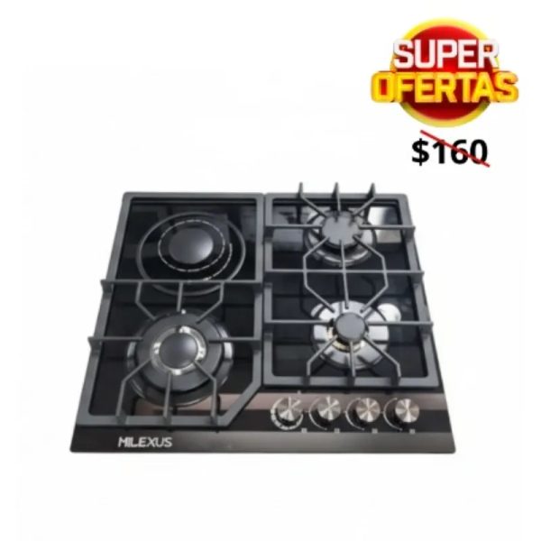 COCINA EMPOTRADA DE GAS E INFRARROJO MILEXUS