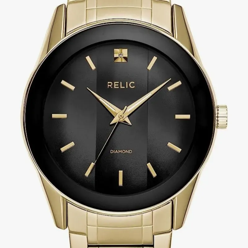 Relic by Fossil - Reloj de vestir Rylan para hombre, de cuarzo de acero inoxidable