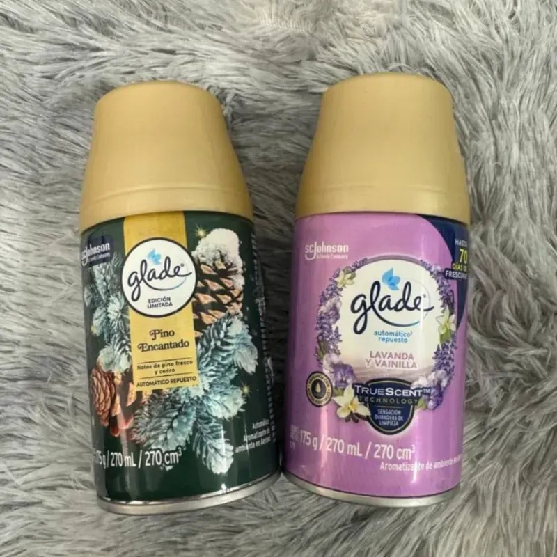  Ambientadores Glade – Pino Encantado + Lavanda & Vainilla